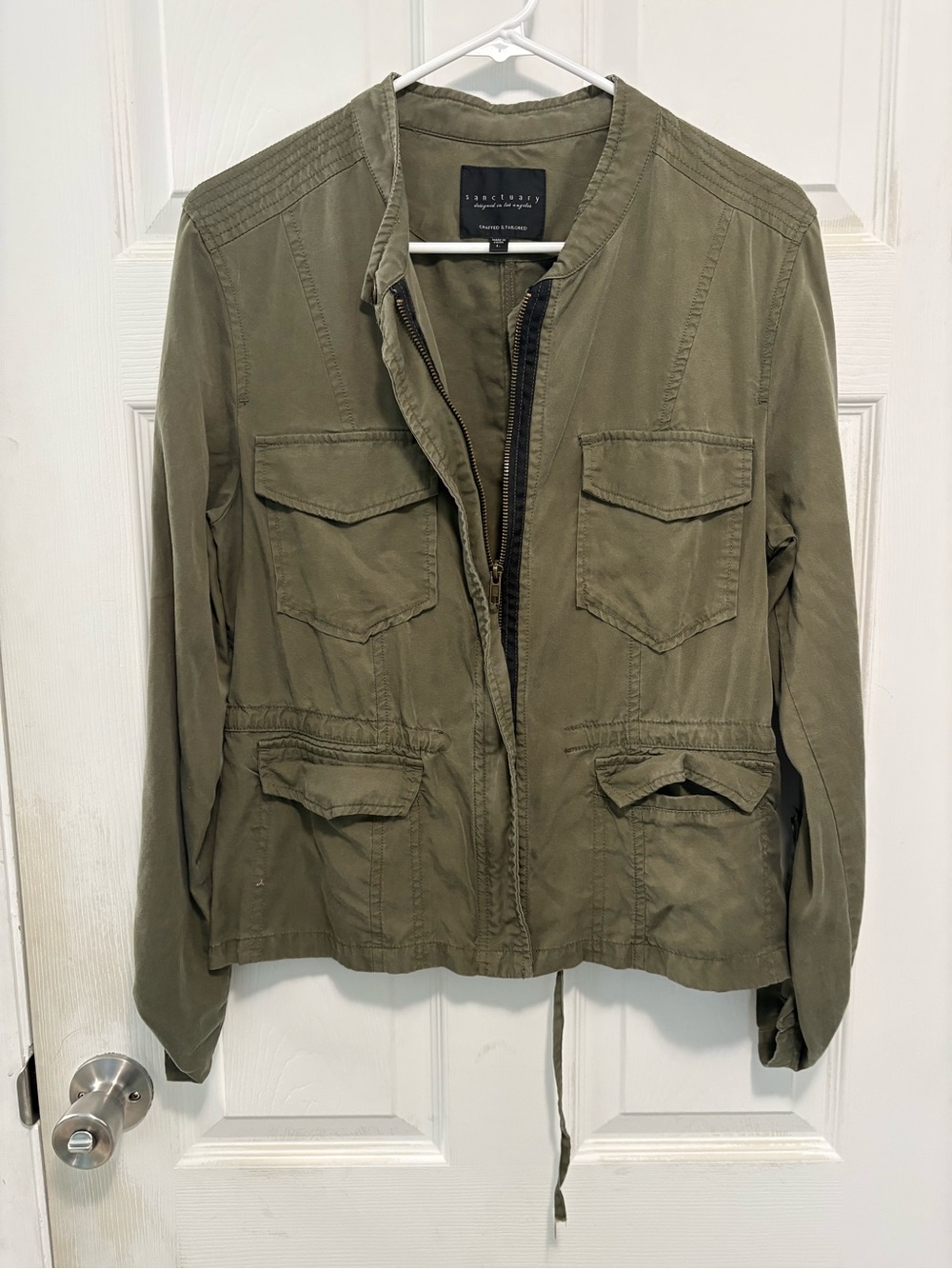 Sanctuary Olive Green Utility Field Jacket